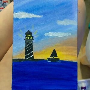 5x8 canvas panel by ME